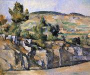 Paul Cezanne Road oil on canvas